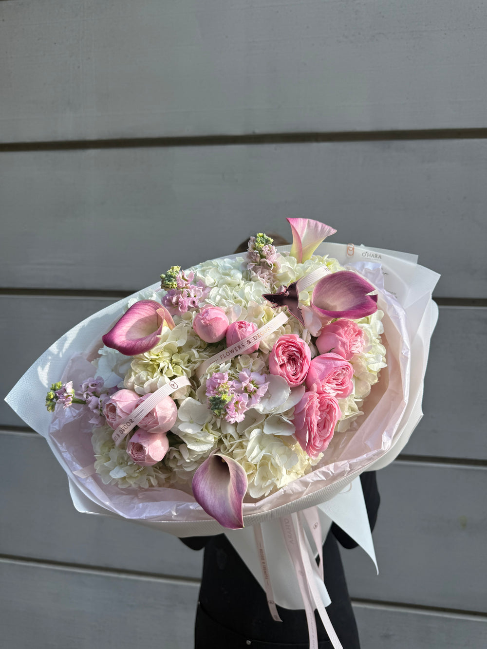 White pink love