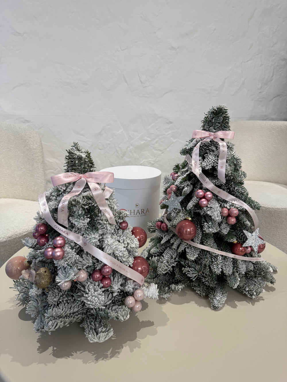 Pink Frost Christmas Tree